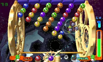 Tobidasu Puzzle Bobble 3D (JPN) screen shot game playing
